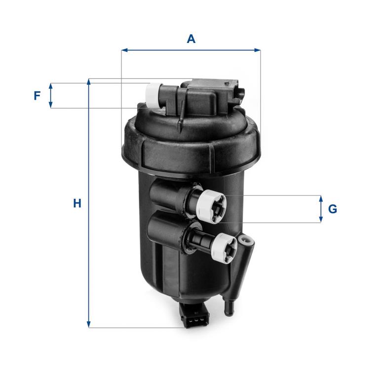 Filtre à carburant (Filtre à gasoil) UFI Filters 55.108.00