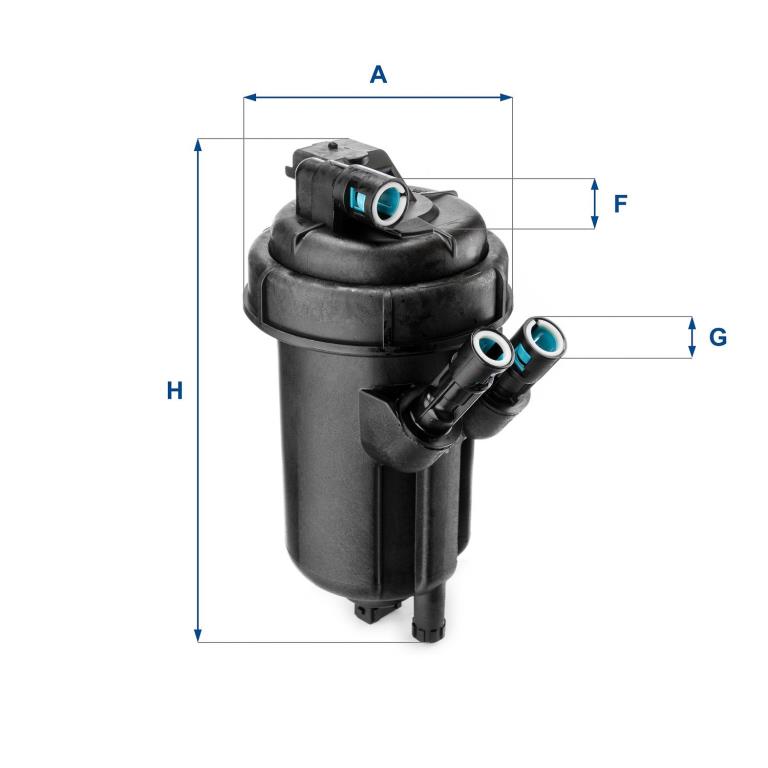 Filtre à carburant (Filtre à gasoil) UFI Filters ref. 55.114.01