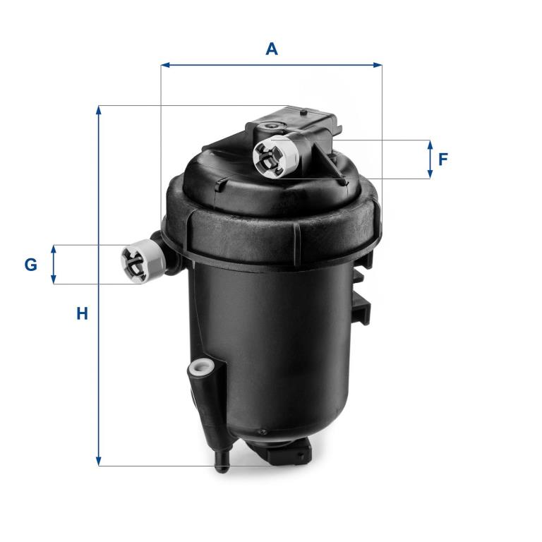 Filtre à carburant (Filtre à gasoil) UFI Filters 55.144.00