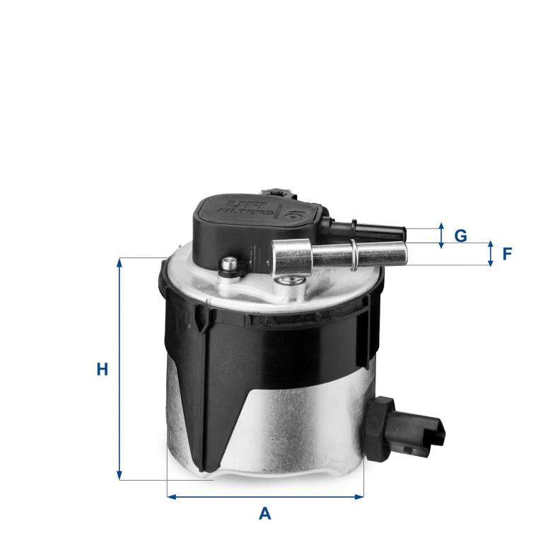 Filtre à carburant (Filtre à gasoil) UFI Filters ref. 55.170.00
