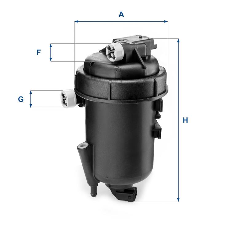 Filtre à carburant (Filtre à gasoil) UFI Filters ref. 55.179.00