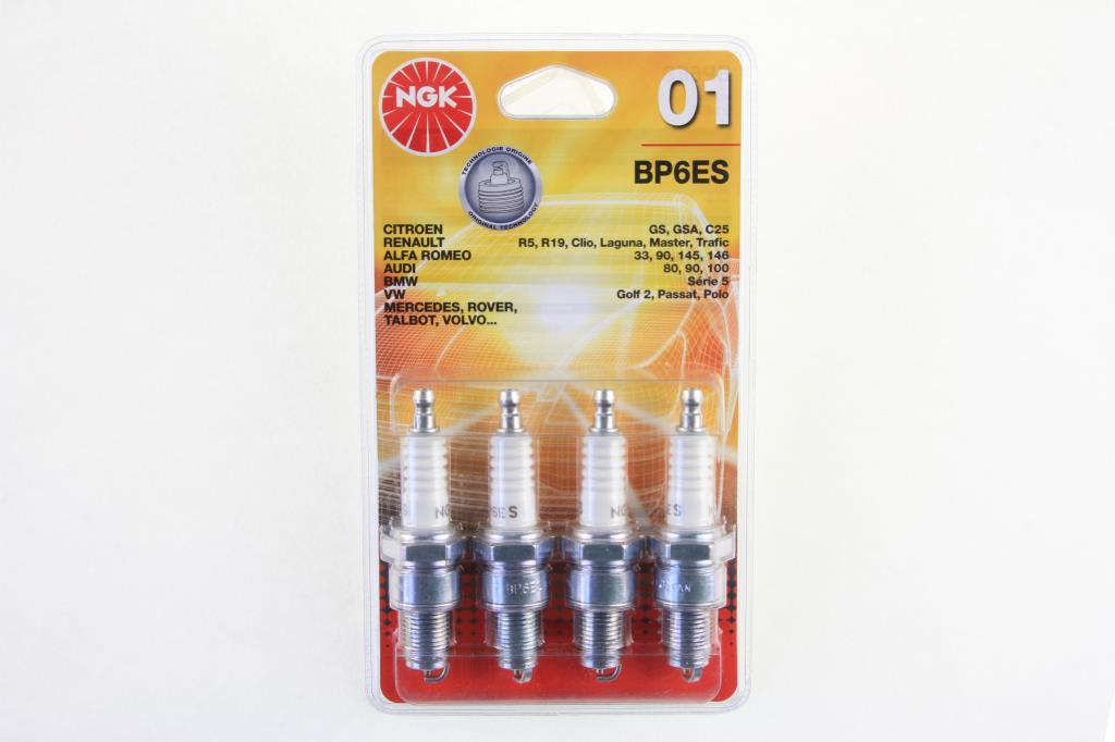 Jeu de 4 bougies d'allumage NGK ref. 91406