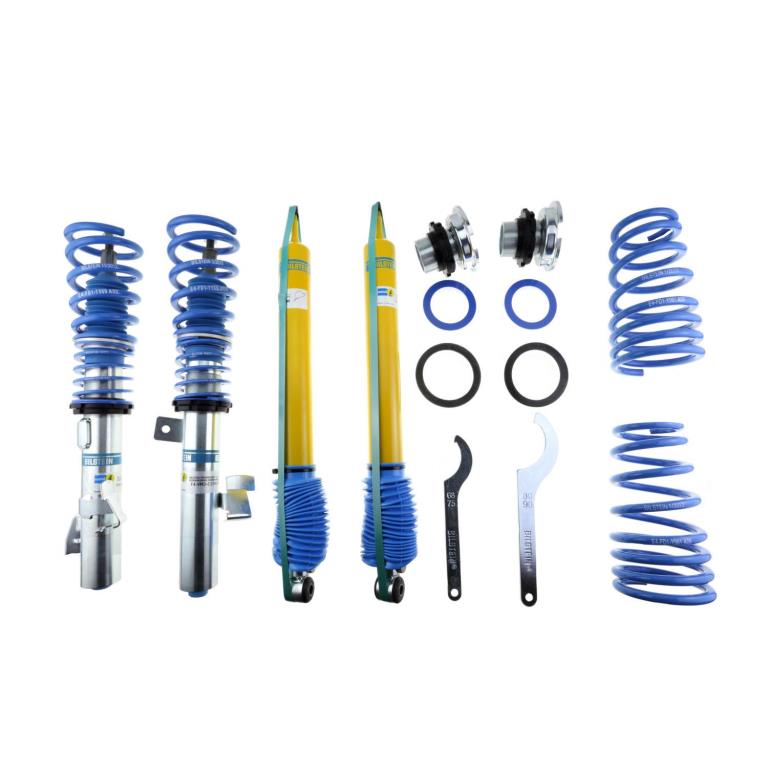 Jeu de 4 amortisseurs + ressorts (Kit suspension) BILSTEIN ref. 48-121262