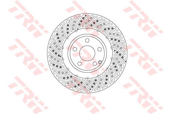 Disques de frein TRW ref. DF6674S