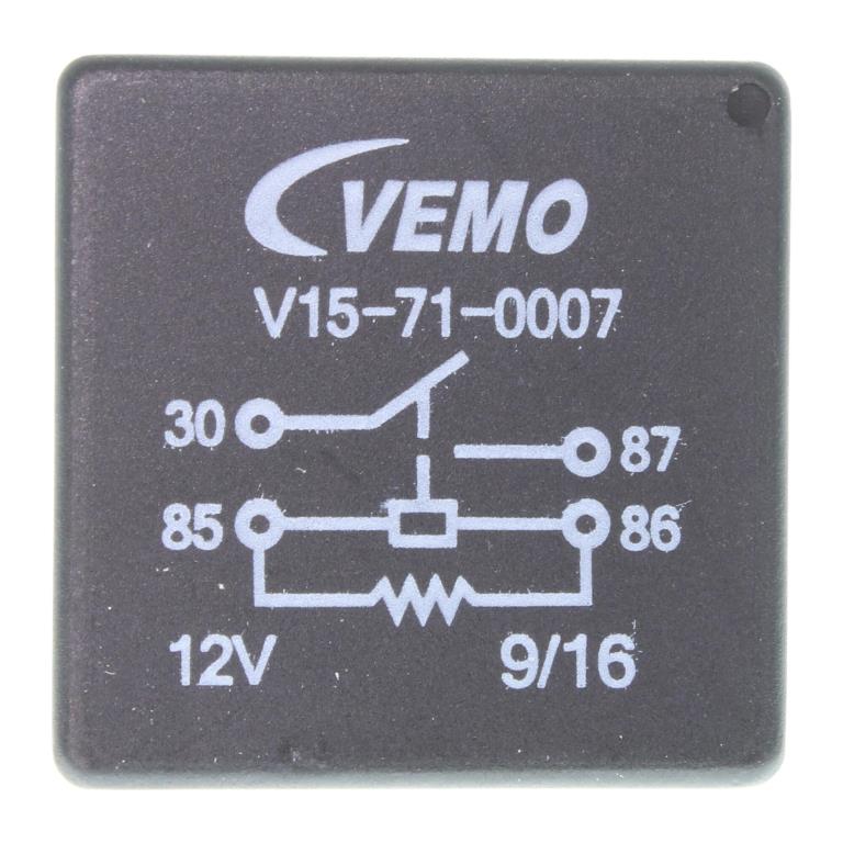 Relais, chasse du ventilateur de radiateur VEMO ref. V15-71-0007