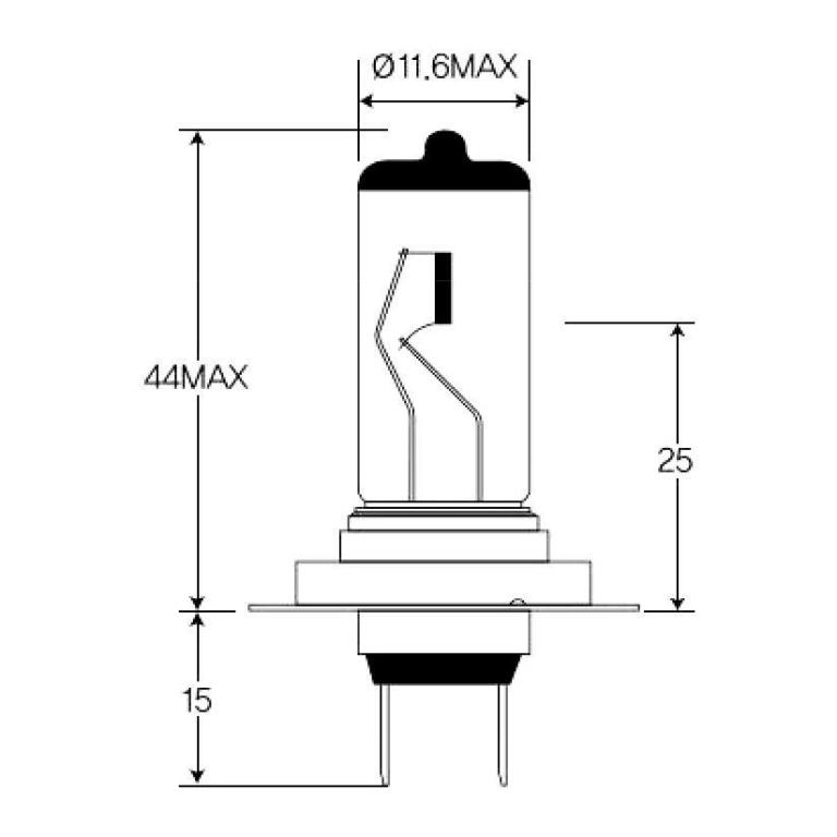 Ampoule VEMO H7 - ref. V99-84-0002