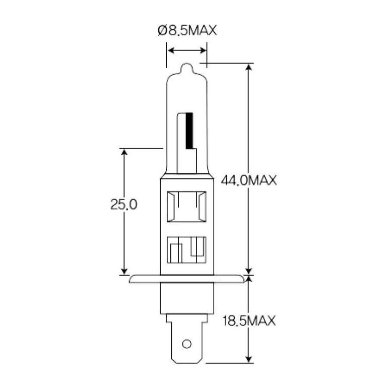 Ampoule VEMO H1 - ref. V99-84-0012