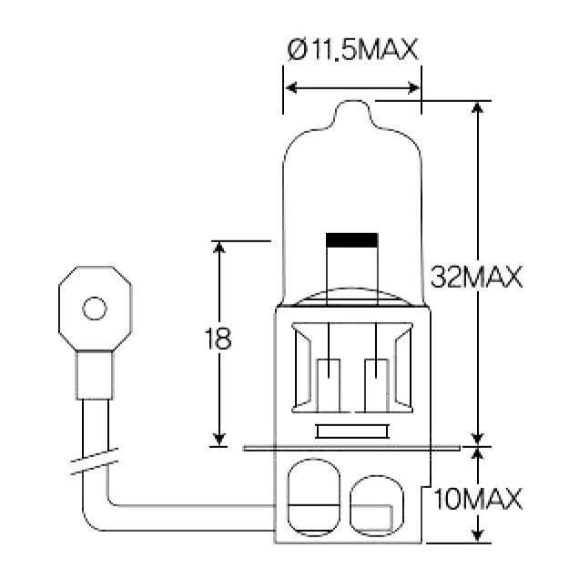 Ampoule VEMO H3 - ref. V99-84-0013