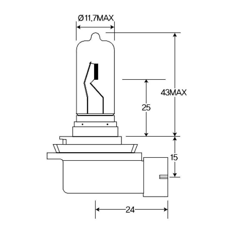 Lámpara, faro de trabajo VEMO H9 - ref. V99-84-0075