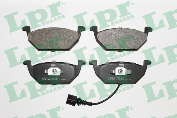 Jeu de 4 plaquettes de frein LPR ref. 05P692