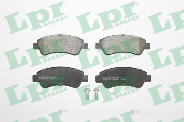 Jeu de 4 plaquettes de frein LPR ref. 05P802