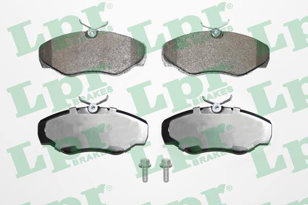 Jeu de 4 plaquettes de frein LPR ref. 05P869