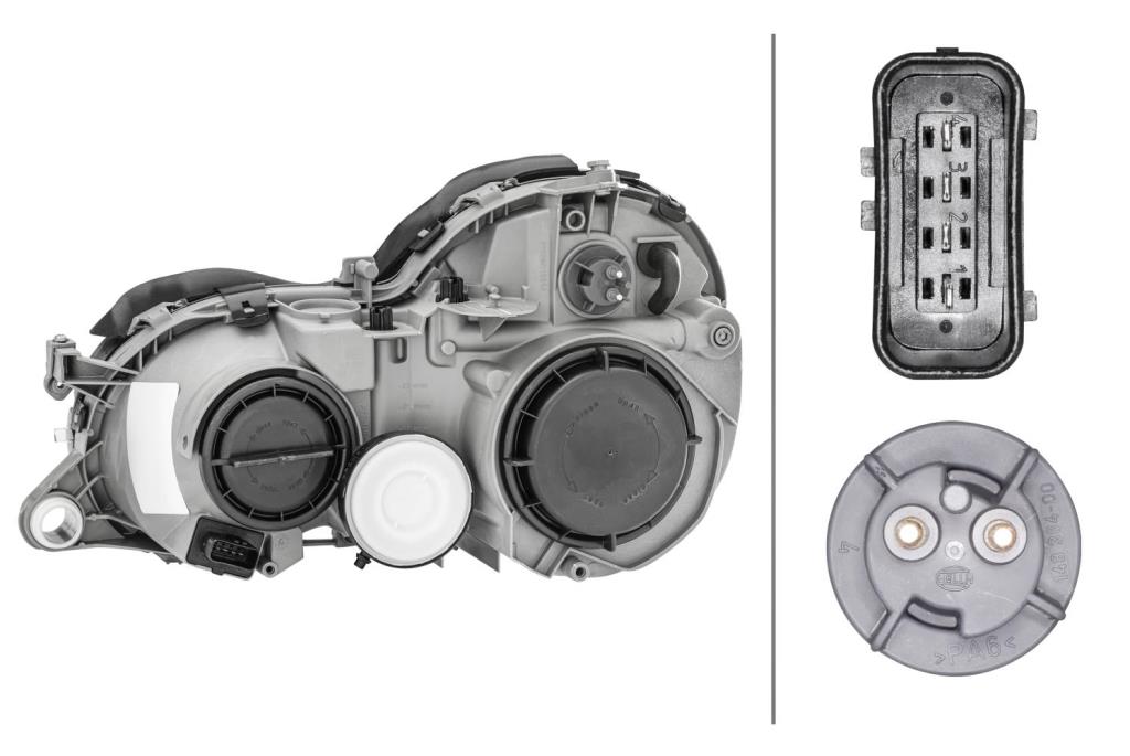 Farol principal HELLA 1D9 007 450-141