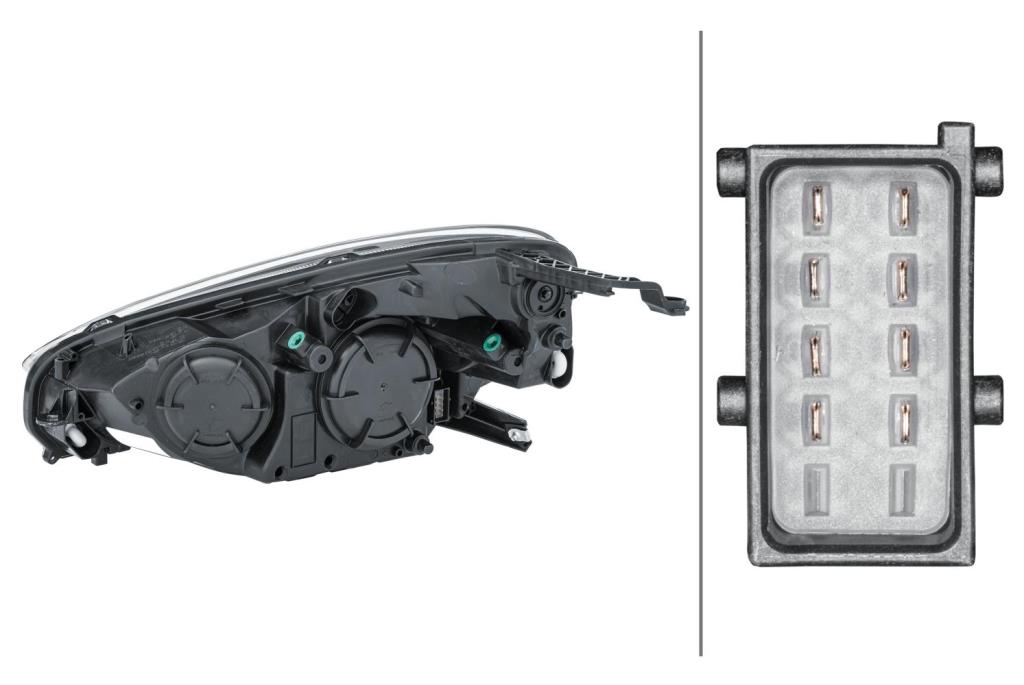 Phare avant (Projecteur principal) HELLA ref. 1EH 354 811-061