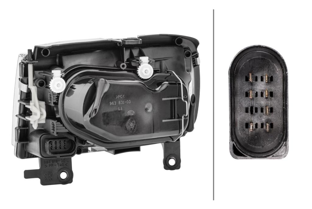 Phare avant (Projecteur principal) HELLA 1DF 963 709-051