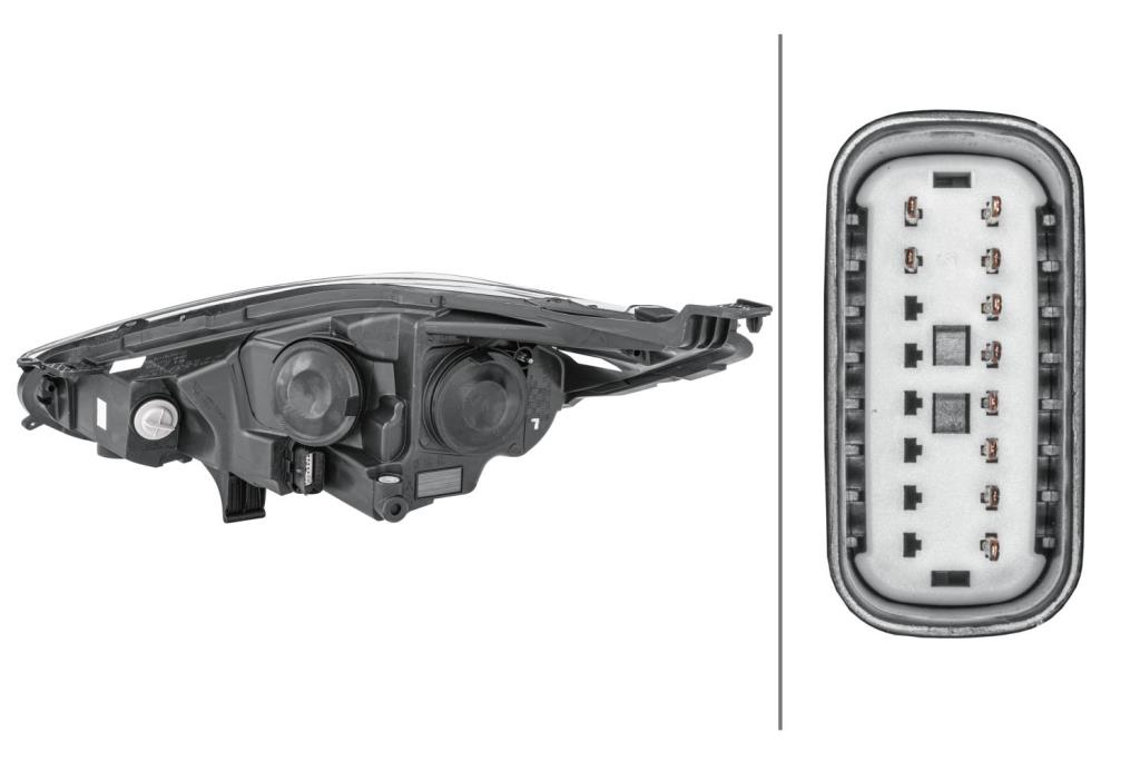 Phare avant (Projecteur principal) HELLA ref. 1EE 354 803-021