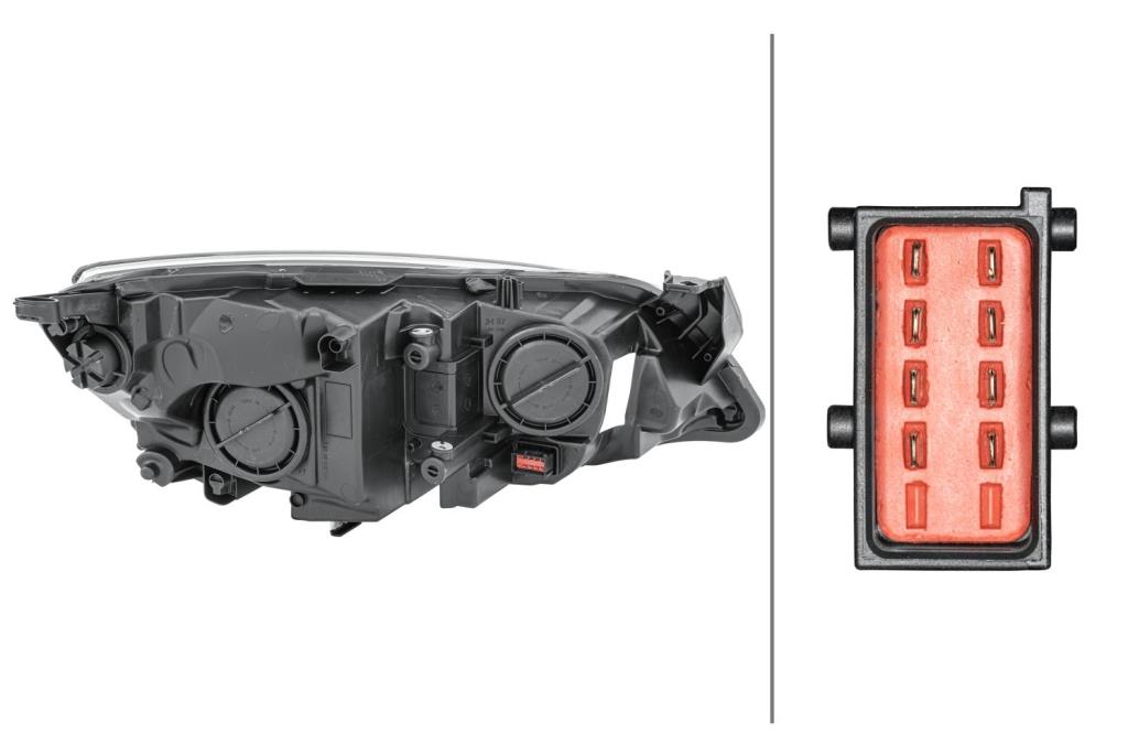 Faro principal HELLA ref. 1EG 010 011-611