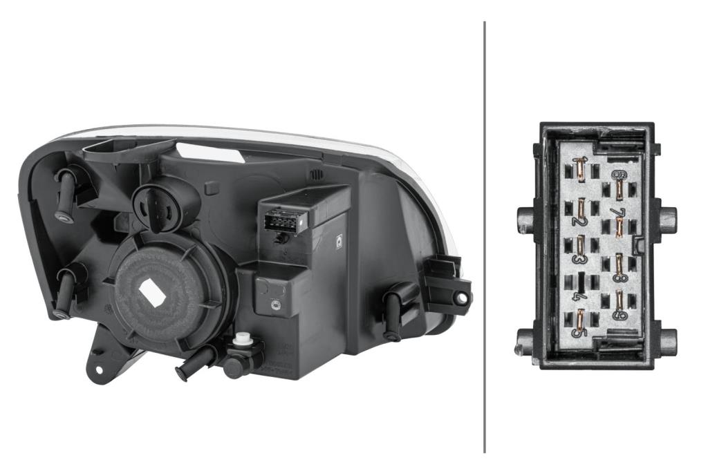 Phare avant (Projecteur principal) HELLA ref. 1EG 010 196-011