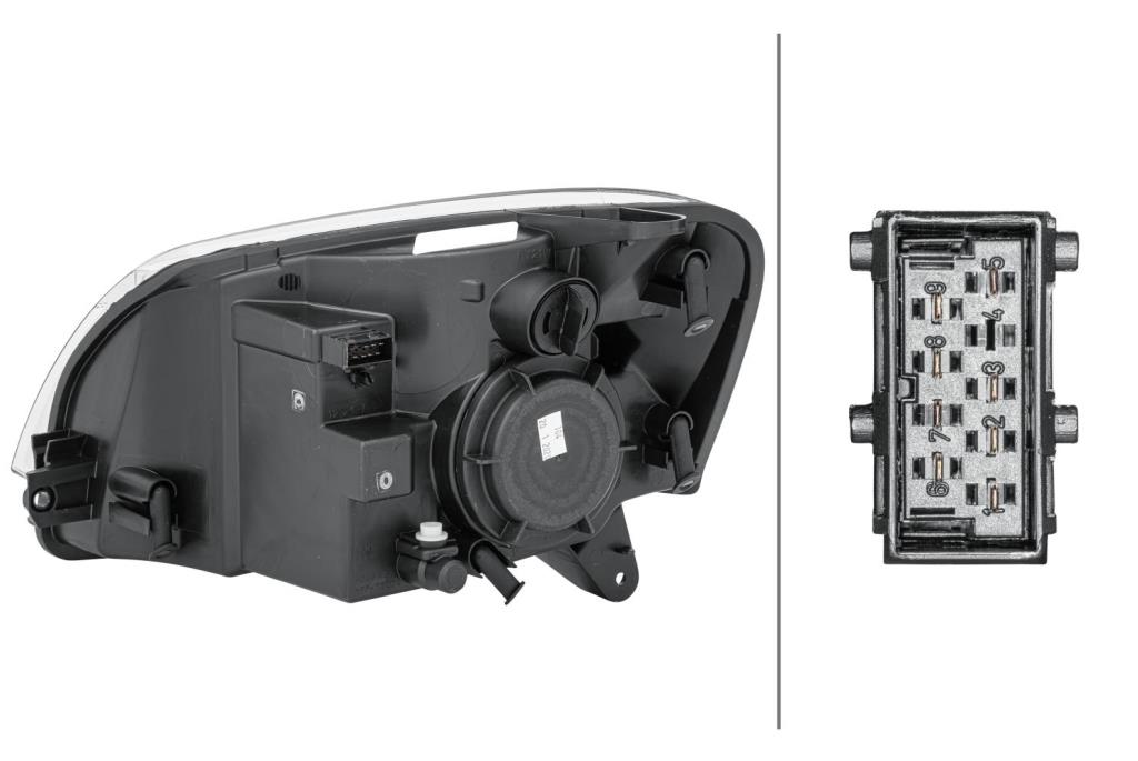 Farol principal HELLA ref. 1EG 010 196-021