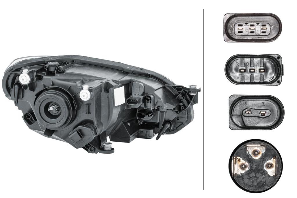 Farol principal HELLA ref. 1EL 012 644-011
