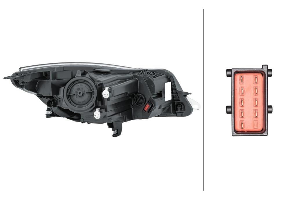 Phare avant (Projecteur principal) HELLA 1EL 011 165-751