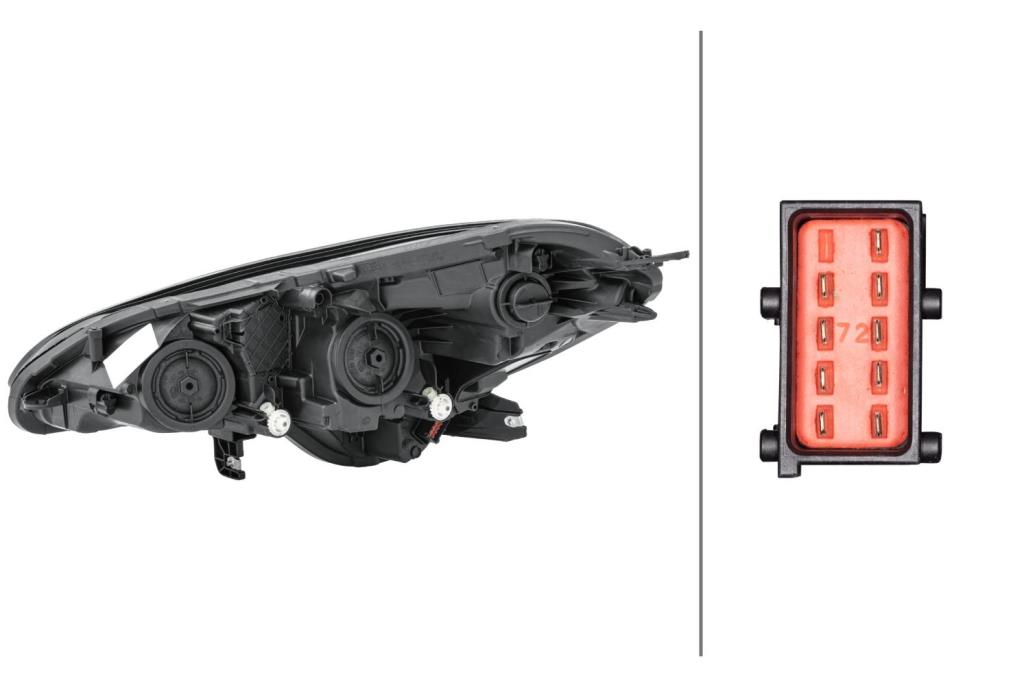 Phare avant (Projecteur principal) HELLA ref. 1LF 011 830-041