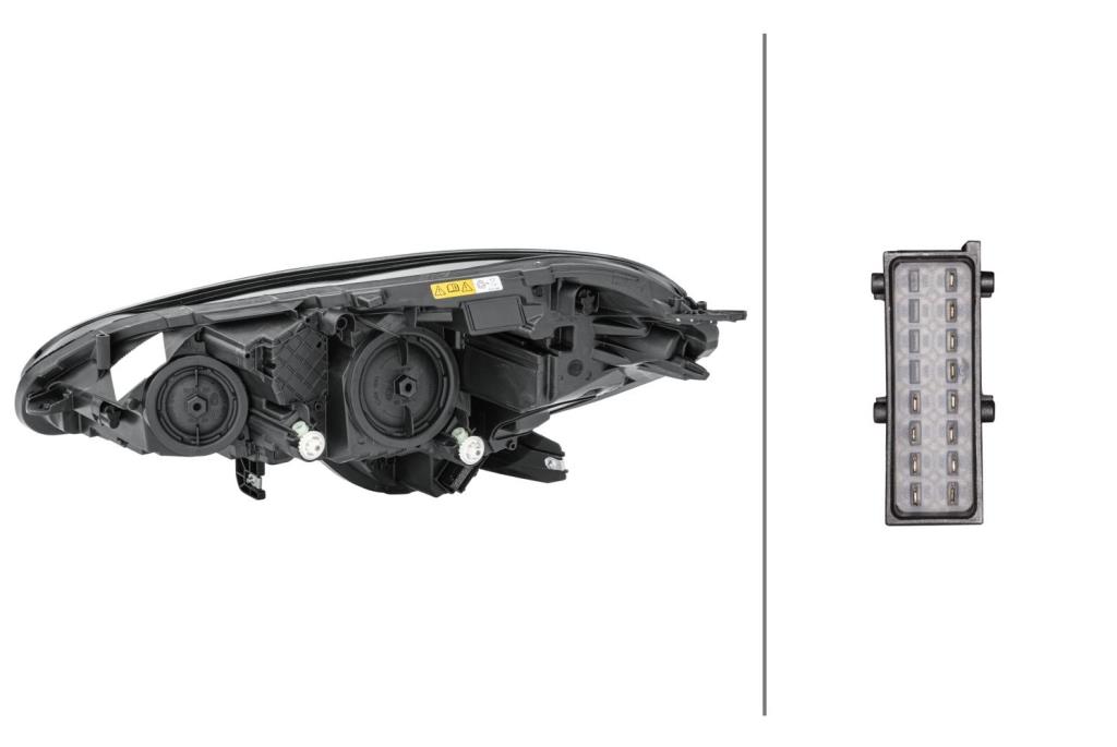 Phare avant (Projecteur principal) HELLA ref. 1LF 011 830-121