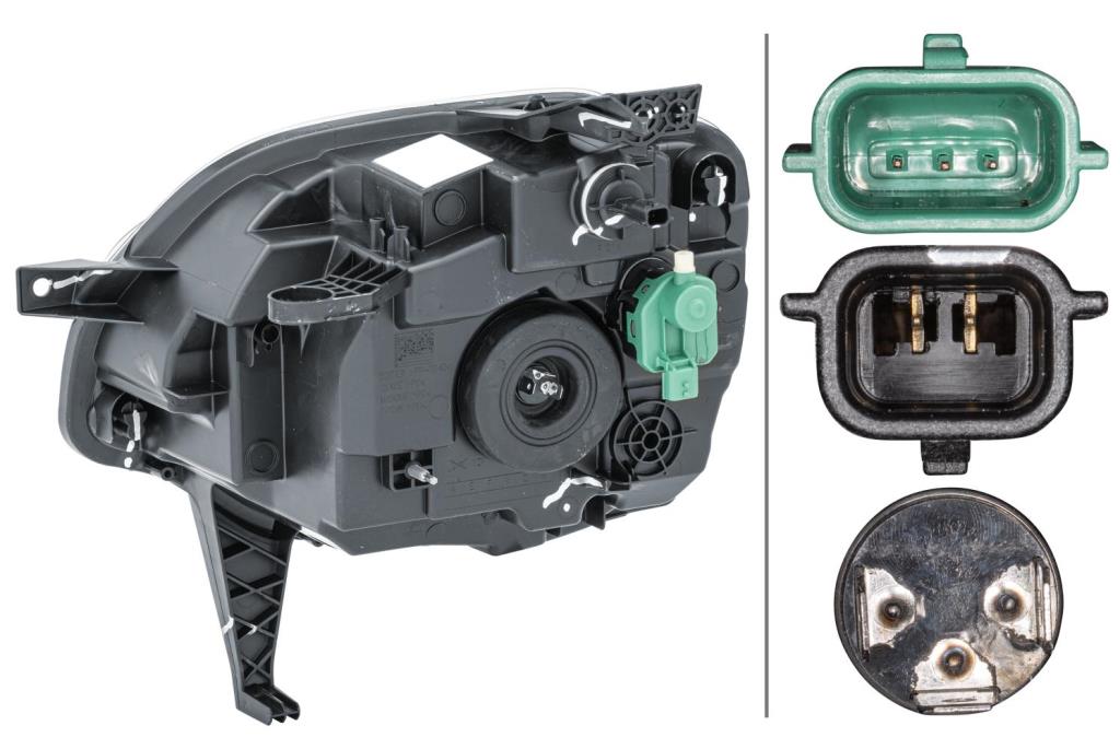 Phare avant (Projecteur principal) HELLA ref. 1LD 011 561-041