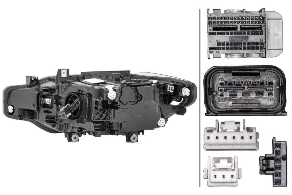 Phare avant (Projecteur principal) HELLA 1EX 012 102-921