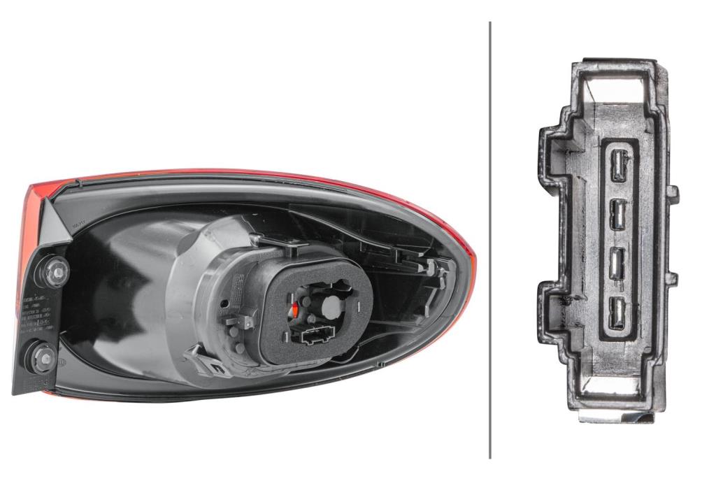 Luz traseira HELLA ref. 2SD 009 691-091