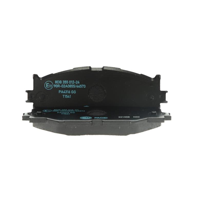 Jeu de 4 plaquettes de frein HELLA ref. 8DB 355 012-241
