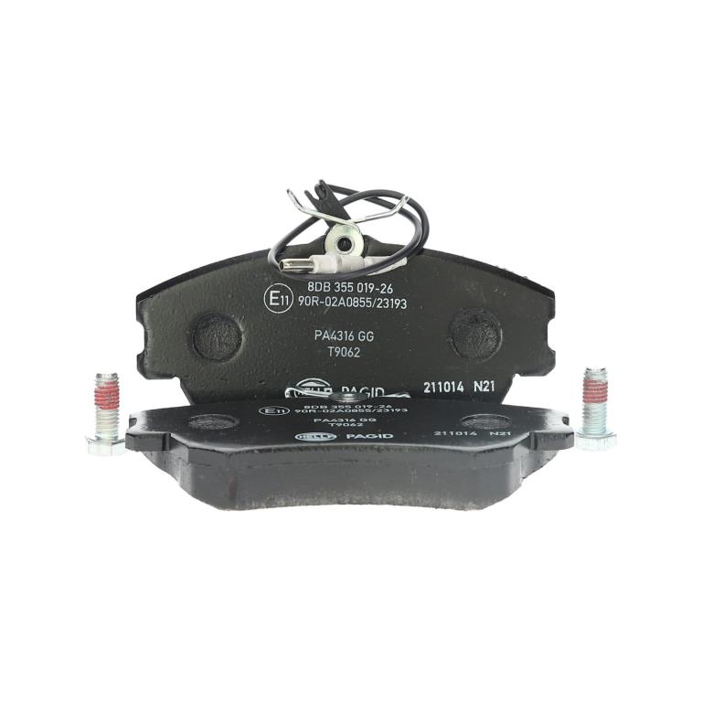 Jeu de 4 plaquettes de frein HELLA ref. 8DB 355 019-261
