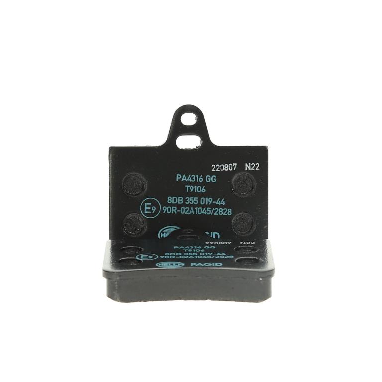 Jeu de 4 plaquettes de frein HELLA ref. 8DB 355 019-441