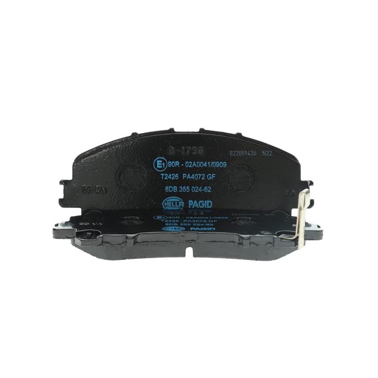 Jeu de 4 plaquettes de frein HELLA ref. 8DB 355 024-621