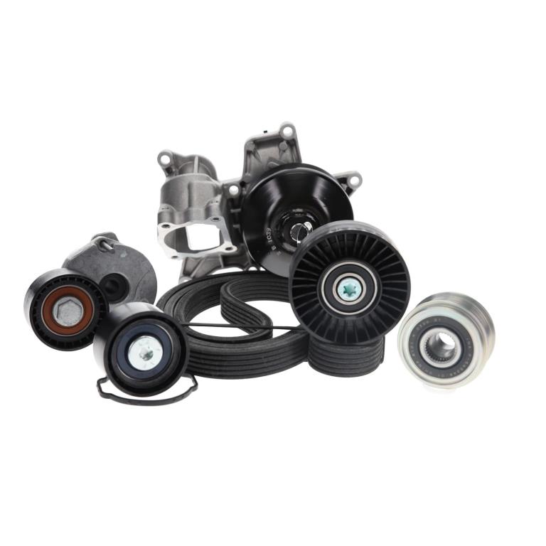 Pompe à eau+Jeu de courroie trapézoïdale à nervures (Pompe à eau et courroie accessoires) Schaeffler INA 529 0014 30