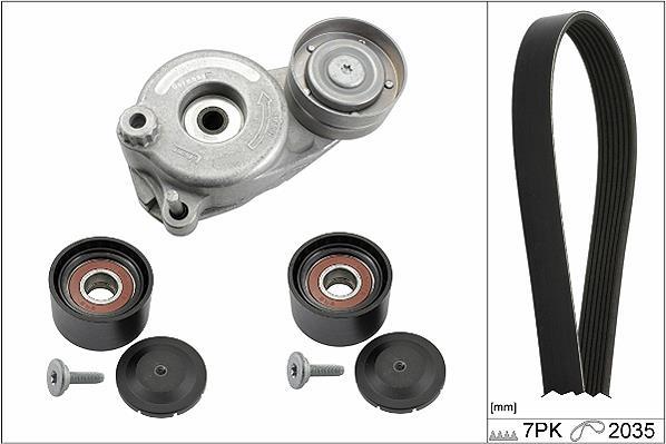 Kit de courroie d'accessoire Schaeffler INA ref. 529 0050 10