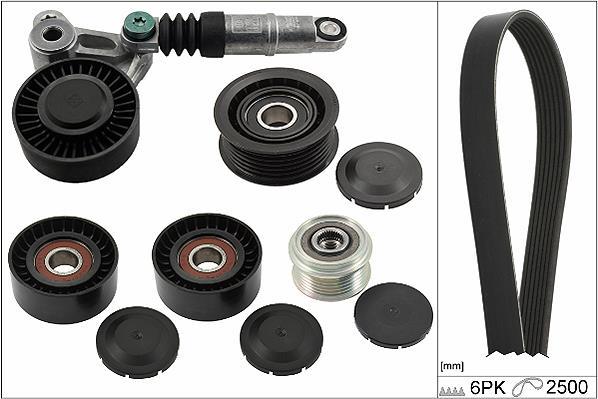 Kit de courroie d'accessoire Schaeffler INA ref. 529 0472 20