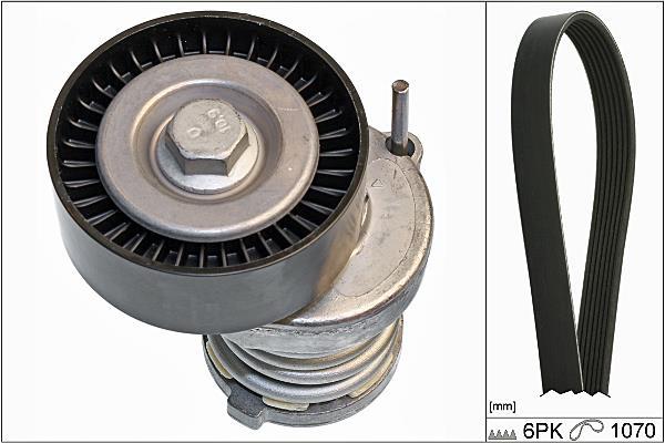 Kit de courroie d'accessoire Schaeffler INA ref. 529 0084 10
