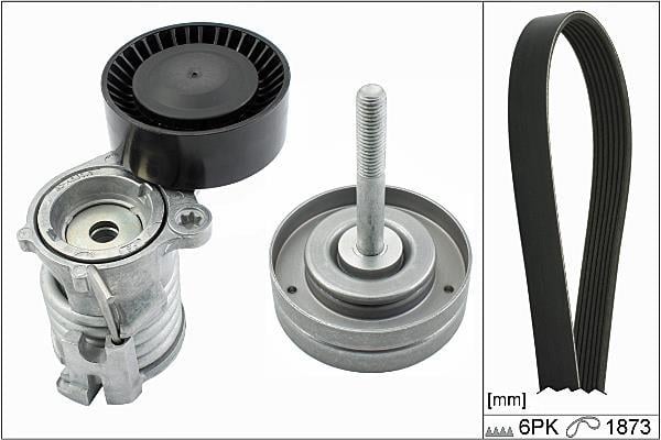 Kit de courroie d'accessoire Schaeffler INA ref. 529 0090 10