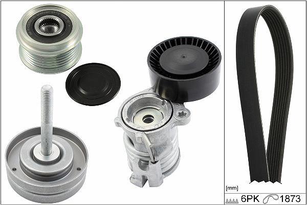 Kit de courroie d'accessoire Schaeffler INA ref. 529 0090 20