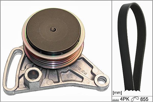 Kit de courroie d'accessoire Schaeffler INA ref. 529 0099 10