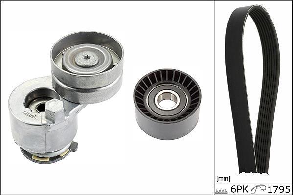 Courroie De Distribution INA 529 0075 10 - Longueur 2460 Mm, 6 Nervures - Pièce Auto D'origine