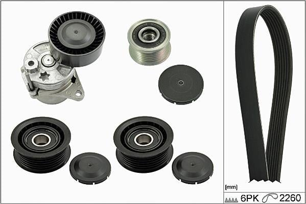 Kit de courroie d'accessoire Schaeffler INA ref. 529 0115 20