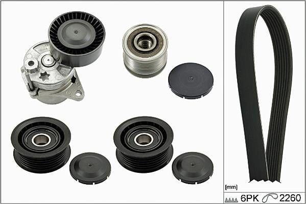 Kit de courroie d'accessoire Schaeffler INA ref. 529 0115 22