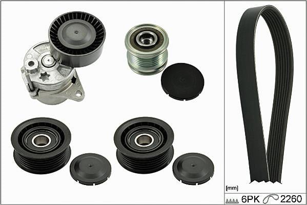 Kit de courroie d'accessoire Schaeffler INA ref. 529 0115 21
