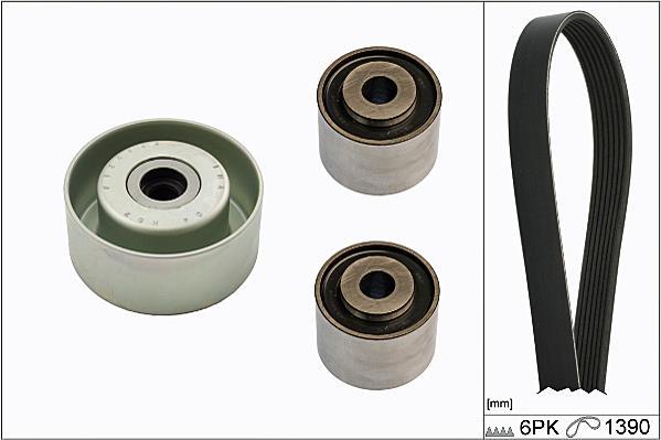 Kit de courroie d'accessoire Schaeffler INA ref. 529 0157 10