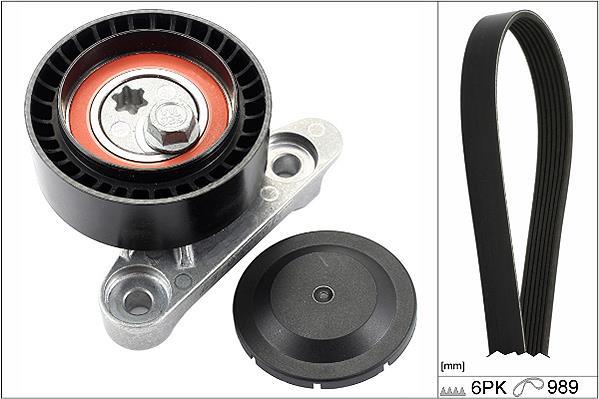 Kit de courroie d'accessoire (Courroie d’alternateur) Schaeffler INA ref. 529 0160 10