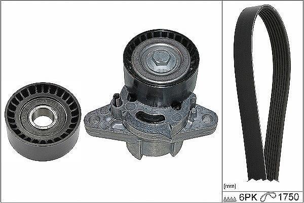 Kit de courroie d'accessoire Schaeffler INA ref. 529 0164 10