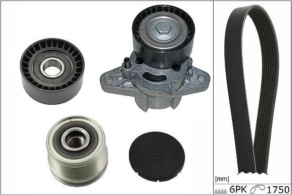 Kit de courroie d'accessoire Schaeffler INA ref. 529 0164 20
