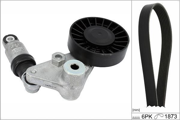 Kit de courroie d'accessoire (Courroie d’alternateur) Schaeffler INA ref. 529 0201 10